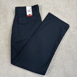 NWT TRU-SPEC  24-7 Series- Classic Pants 36x33 Unhemmed Tru Blue 100% Cotton NEW